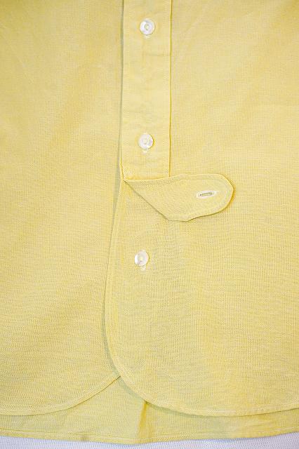 DALEE'S (ダリーズ)　長袖ドレスシャツ　"CALICO.C (キャラコ.C) with COLLER No.2"　クールイエロー
