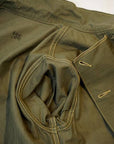 BUZZ RICKSON'S (バズリクソンズ)　ユーティリティーコート　BR15123　"U.S.M.C. M-1944 HERRINGBONE UTILITY JACKET"　オリーブ