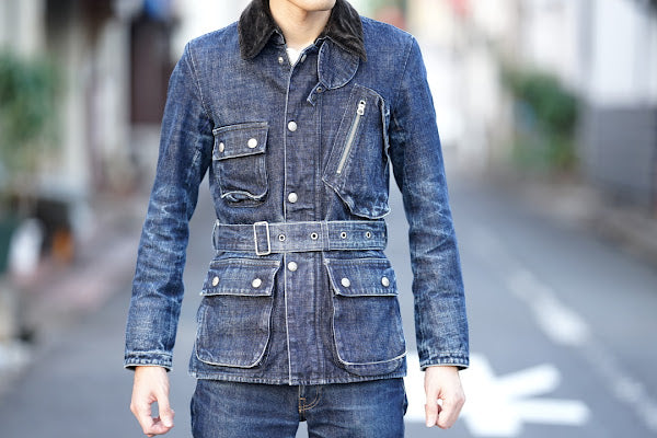 JELADO (ジェラード)　デニム・モーターサイクルジャケット　JAGB-1401　"SPEEDWAY COAT"　インディゴ