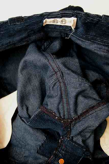 JOHN GLUCKOW (ジョン・グラッコウ)　ワークパンツ　JG63343　"Net Maker's Trousers"　コーデュロイ・ミッドナイト