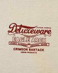 DELUXEWARE (デラックスウエア)　半袖Tシャツ　BRGX-22D　"EAGLE ARCH"　オイルベージュ
