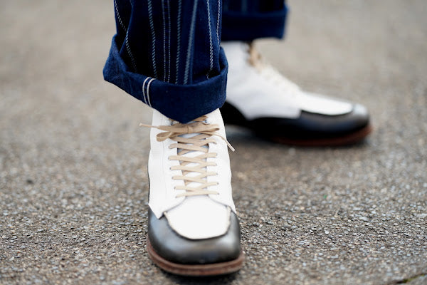 Dapper's (ダッパーズ)　ワークパンツ　1270　"Classical Railroader Work Pants"　インディゴウォバッシュ・ロープストライプ