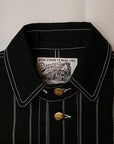 Dapper's (ダッパーズ)　カバーオール　1344　"Classical Railroader Coverall Jacket"　ブラックウォバッシュ・ロープストライプ