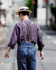 SUGAR CANE (シュガーケーン)　ウォバッシュストライプ・ワークパンツ　SC40786A　ワンウォッシュ