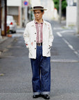 SUGAR CANE (シュガーケーン)　9oz.ツイル・ワークコート　SC15506　"1920's CARTOON WORK COAT"　ナチュラル・ワンウォッシュ