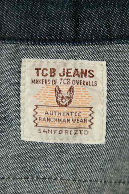 TCB (ティーシービー)　ウエスタンジャケット　"Buckaroo Jacket"　インディゴ