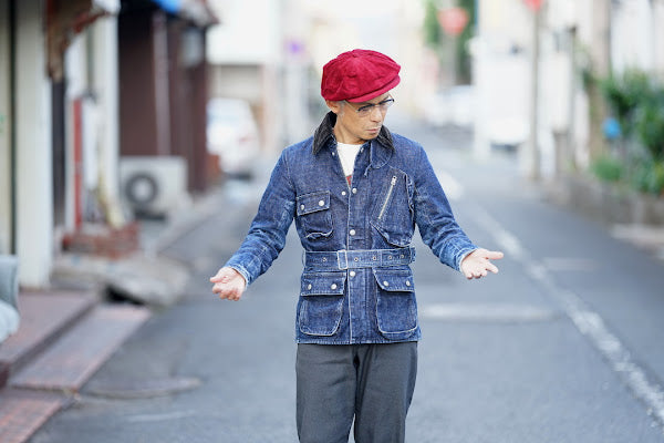 DELUXEWARE (デラックスウエア)　スウェット　S204-05　"NEVADA"　ナチュラル
