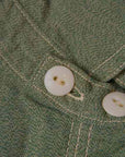 TCB (ティーシービー)　ワークシャツ　"Catlight Shirts"　コバート・グリーンシャンブレー