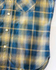 DELUXEWARE (デラックスウエア)　長袖シャツ　LV-28　"60s CHECK PATTERN"　ネイビー