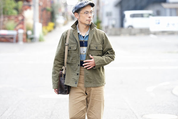 DELUXEWARE (デラックスウエア)　ウールシャツ　MVB-14　"THROUGH WOOL SHIRT"　ブルーチェック