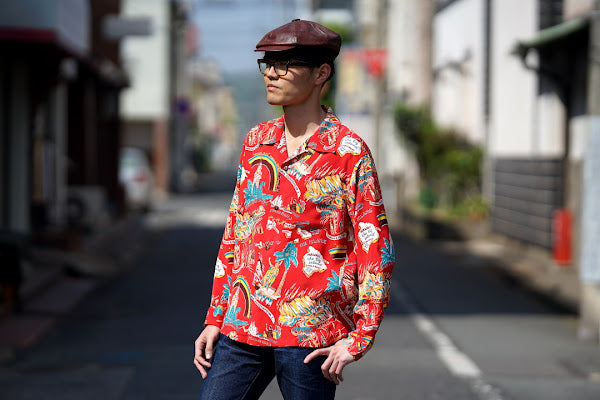 Dapper's (ダッパーズ)　レザーキャスケット　1515　"40’s Style Classic Horsehide Leather Casquette"　ブラウン
