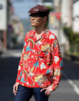 Dapper's (ダッパーズ)　レザーキャスケット　1515　"40’s Style Classic Horsehide Leather Casquette"　ブラウン