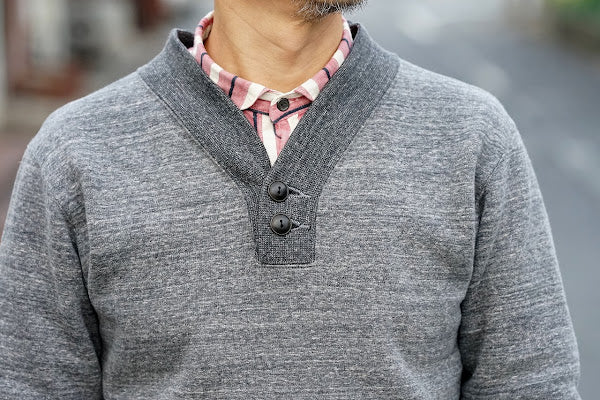 DALEE'S (ダリーズ)　アンティークスウェット　"GALLIA KNIT (ガリアニット)"　...ANTIQUE KNIT　VIN.黒杢ベージュ