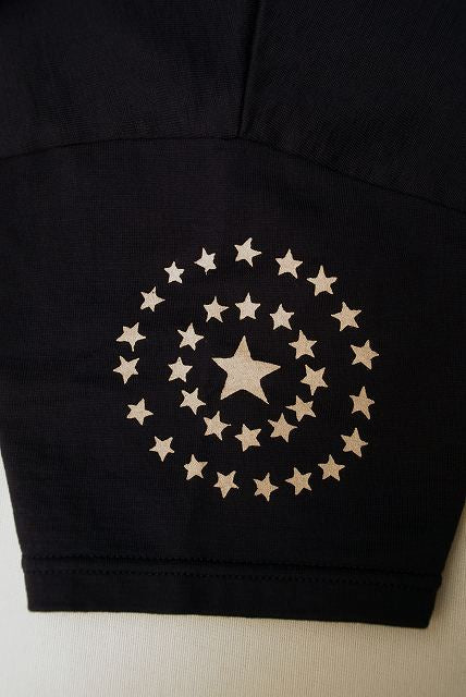 DELUXEWARE (デラックスウエア)　半袖Tシャツ　BRG-19A　"US EAGLE"　ブルーブラック