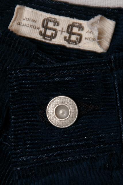 JOHN GLUCKOW (ジョン・グラッコウ)　ワークパンツ　JG63343　"Net Maker's Trousers"　コーデュロイ・ミッドナイト