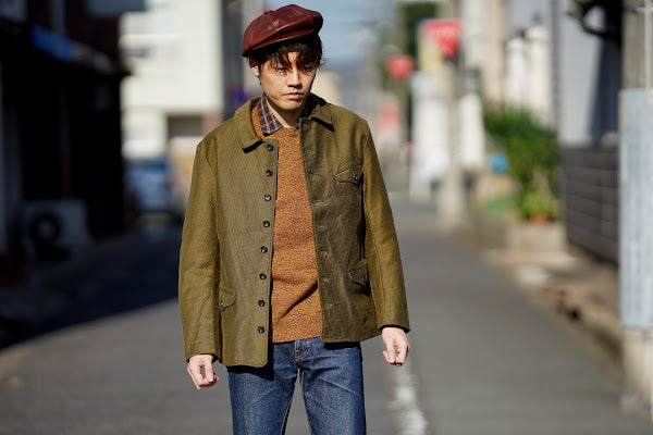 The 2 Monkeys (ザ・トゥーモンキーズ)　クラシカル・フレンチジャケット　TM73436　"Voyager Coat (ヴォイジャーコート)"　オリーブカーキ
