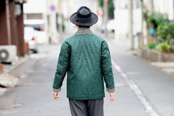 Dapper's (ダッパーズ)　クラシカルワイドブリムハット　1221　"Classic Rabbit Fur Hat"　ブラック
