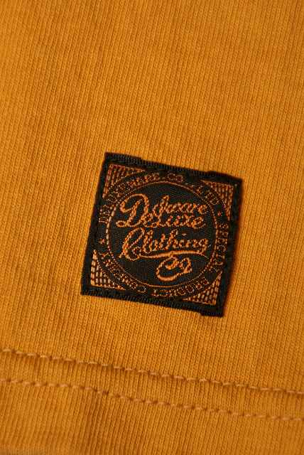 DELUXEWARE (デラックスウエア)　半袖Tシャツ　DLT-1802　"ATSC"　USイエロー
