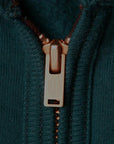 DELUXEWARE (デラックスウエア)　フルジップ・スウェットパーカー　SPZ-P　"FULLZIP PARKA PLAIN"　コバルトネイビー