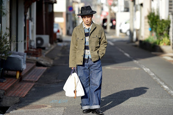 John Gluckow (ジョン・グラッコー)　セーラーズ・トランジット・バッグ　JG-B03　"Sailor's Transit Bag"　キナリ