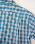 SUN SURF Special Edition (サンサーフ・スペシャルエディション)　半袖パラカシャツ　SS39127　"WATUMULL'S PALAKA CHECK SHIRT"　ブルー