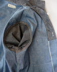 WARE HOUSE (ウエアハウス)　半袖オープンカラーシャツ　3091　"S/S OPEN COLLAR SHIRTS"　コンビシャンブレー