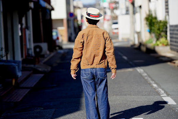 ADJUSTABLE COSTUME (アジャスタブルコスチューム)　ボーターハット (カンカン帽)　AHT-007　"Panama Boater Hat"　トリコロール