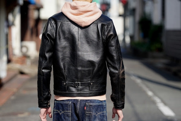 JELADO (ジェラード)　レザージャケット　JP94409　"44 Leather Jacket"　ブラック