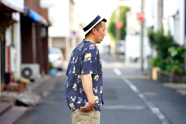 Dapper's (ダッパーズ)　パナマハット　1323　"EL SOMBRERO W-Name Panama Hat"　ナチュラル