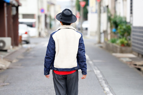 シュガーケーン×ミスターフリーダム　コーデュロイ・ウエスタンシャツ　SC28946　"MFSC "HOOPER" CORDUROY DUDE RANCHER"　レッド