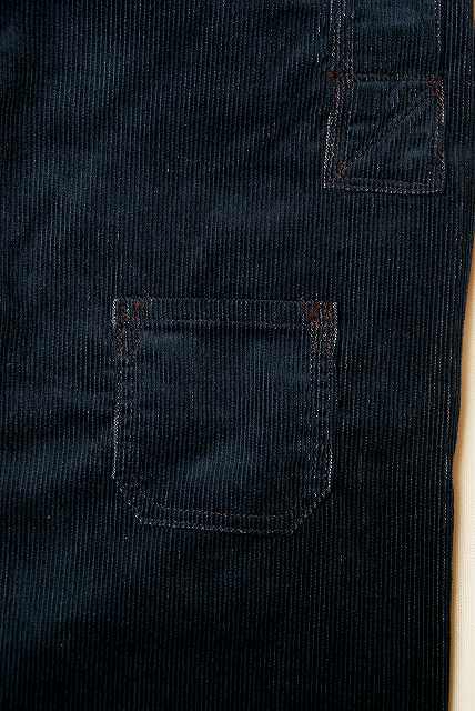 JOHN GLUCKOW (ジョン・グラッコウ)　ワークパンツ　JG63343　"Net Maker's Trousers"　コーデュロイ・ミッドナイト