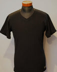DALEE'S (ダリーズ)　Vネック・半袖Tシャツ　"FOX KNIT (フォックスニット)"　...30s CLASSIC KNIT　ブラック