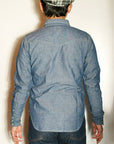 TCB (ティーシービー)　シャンブレー・ウエスタンシャツ　"Ranchman Shirt"　インディゴ・ワンウォッシュ