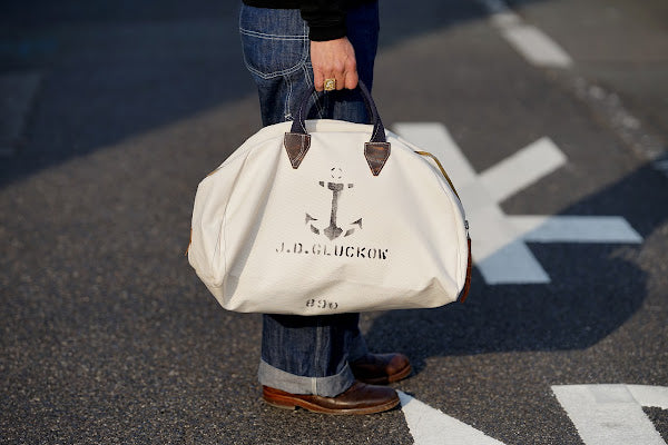 John Gluckow (ジョン・グラッコー)　セーラーズ・トランジット・バッグ　JG-B03　"Sailor's Transit Bag"　キナリ