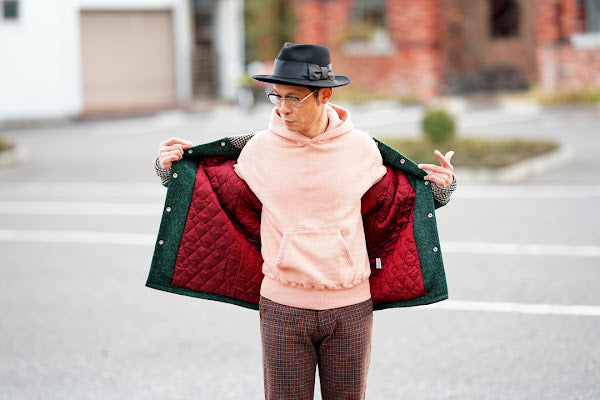 Dapper's (ダッパーズ)　クラシカルワイドブリムハット　1221　"Classic Rabbit Fur Hat"　ブラック