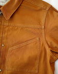 DALEE'S (ダリーズ)　ブラウンダック・ジップジャケット　81B　...30s Denim Zip Jacket　ダック