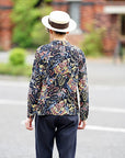 SUN SURF (サンサーフ)　長袖ハワイアンシャツ　SS29201　"GUARDIAN SPIRIT"　ブラック