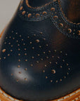 JELADO (ジェラード)"ANTIQUE GARMENTS" × RHYTHM FOOTWEAR (リズムフットウエア)　ウィングチップシューズ　AG21901　"Harlem"　オールドネイビー