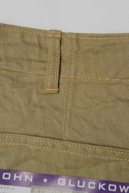 JOHN GLUCKOW (ジョン・グラッコウ)　ユーティリティーパンツ　JG94301　"Field Trousers"　オリーブ