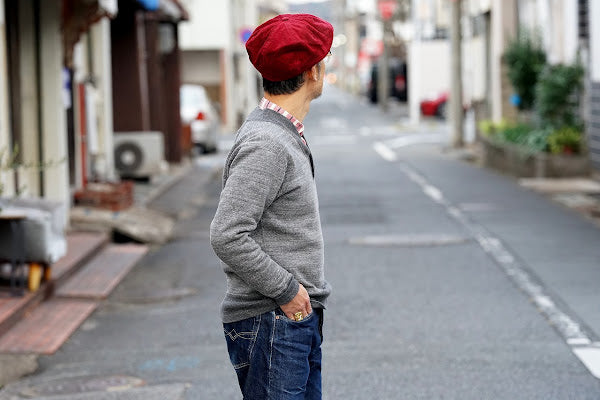 ADJUSTABLE COSTUME (アジャスタブルコスチューム)　キャスケット　AC-097　"20's Style Casquette"　ワイン