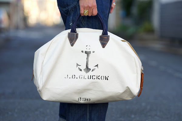 John Gluckow (ジョン・グラッコー)　セーラーズ・トランジット・バッグ　JG-B03　"Sailor's Transit Bag"　キナリ