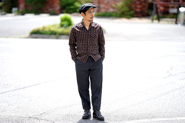 DALEE'S (ダリーズ)　長袖シャツ　"Romani (ロマーニ)"　...30s Boxy line shirt　マドラス