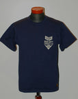 DELUXEWARE (デラックスウエア)　半袖Tシャツ　SDL-2003　"MARK SAVAGE&CO"　F.ブルー