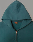 DELUXEWARE (デラックスウエア)　フルジップ・スウェットパーカー　SPZ-P　"FULLZIP PARKA PLAIN"　コバルトネイビー