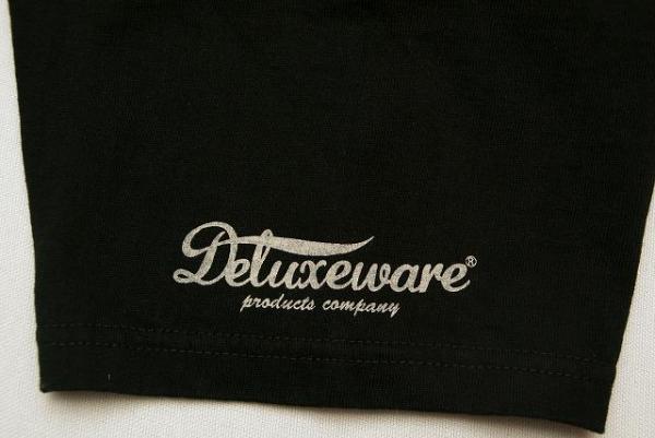 DELUXEWARE (デラックスウエア)　半袖Tシャツ　BRG-13B　"Deluxe 4CYCLES"　ブラック