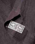 Dapper's (ダッパーズ)　リネン・プルオーバーシャツ　1623　"Round Placket Miners Pullover Shirts"　グレープ
