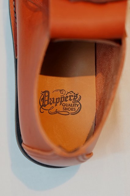 Dapper's (ダッパーズ)　タッセルシューズ　1472　"Three Eyelets Shoes With Tassels"　アンバー
