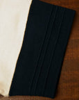 Dapper's (ダッパーズ)　ボーダーTシャツ　1247　"Three Lines Border Print Crewneck Tee"　クリーム/ネイビー