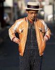 HEAD LIGHT (ヘッドライト)　ストライプデニム・オーバーオール　HD42498　"SPECIAL WOVEN STRIPE DENIM LOW BACK OVERALLS"　ワンウォッシュ