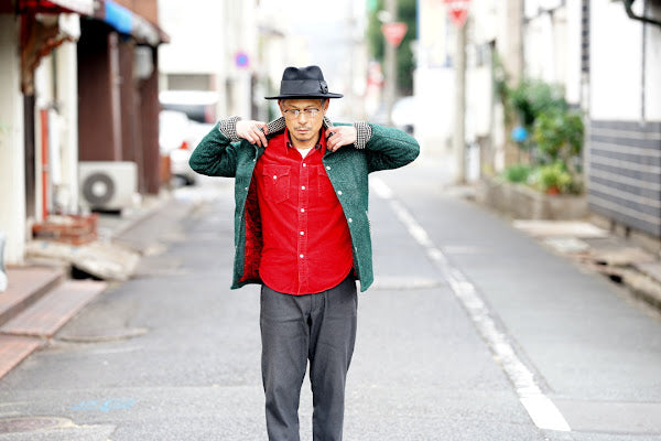 Dapper's (ダッパーズ)　クラシカルワイドブリムハット　1221　"Classic Rabbit Fur Hat"　ブラック